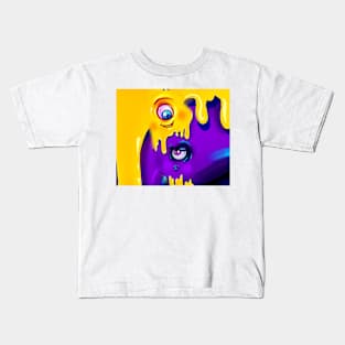 Yellow and blue Kids T-Shirt